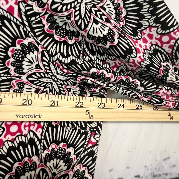 CHICO'S Shift Dress 3 Womens US 16/18 BOHO Paisley Indie‎ Abstract Purple Black - Picture 10 of 12